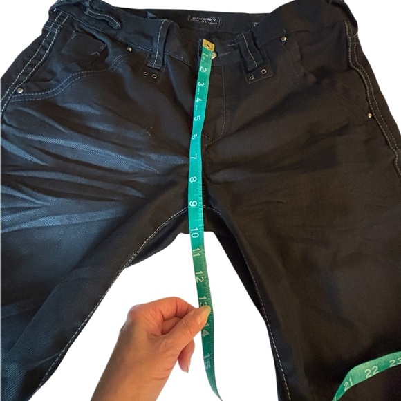 7 Diamonds Men’s Black Odyssey Straight Leg Jeans Classic Fit size 31x30 - Picture 8 of 12